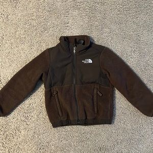 The north face brown youth xxs Denali jacket